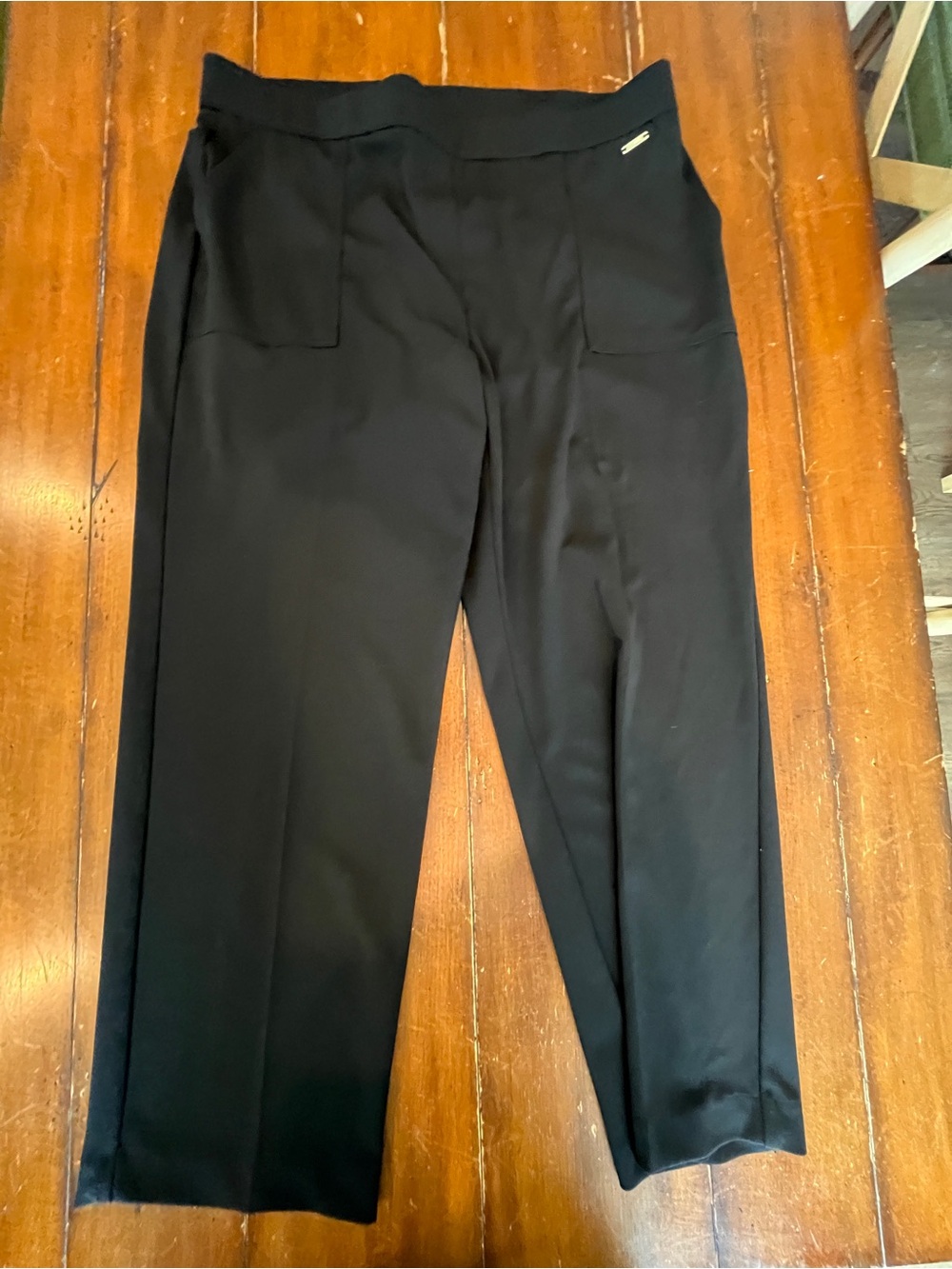 Jones New York Black Wide-Leg Dress Pants